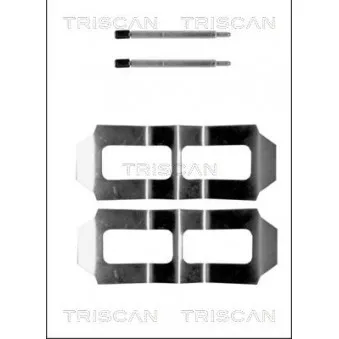 TRISCAN 8105 231367 - Kit d'accessoires, plaquette de frein à disque