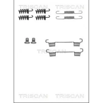 TRISCAN 8105 232564 - Kit d'accessoires, mâchoires de frein de stationnement