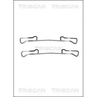 TRISCAN 8105 241587 - Kit d'accessoires, plaquette de frein à disque