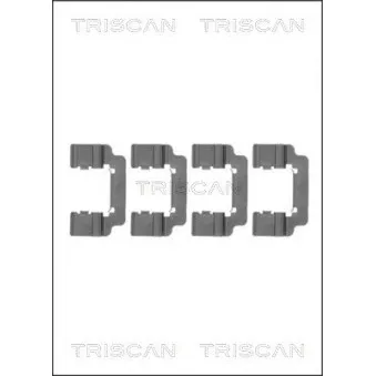 TRISCAN 8105 241620 - Kit d'accessoires, plaquette de frein à disque