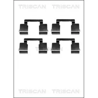 TRISCAN 8105 251596 - Kit d'accessoires, plaquette de frein à disque