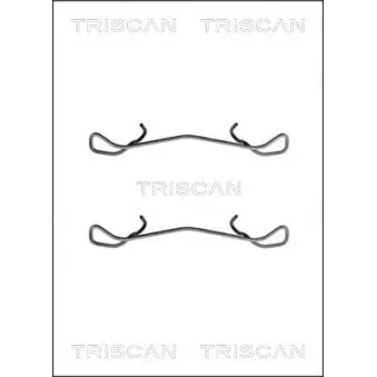 TRISCAN 8105 281592 - Kit d'accessoires, plaquette de frein à disque