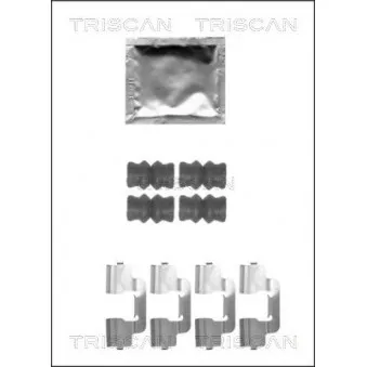 TRISCAN 8105 281596 - Kit d'accessoires, plaquette de frein à disque