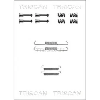 TRISCAN 8105 282565 - Kit d'accessoires, mâchoires de frein de stationnement