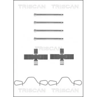 TRISCAN 8105 291397 - Kit d'accessoires, plaquette de frein à disque