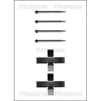 TRISCAN 8105 291493 - Kit d'accessoires, plaquette de frein à disque