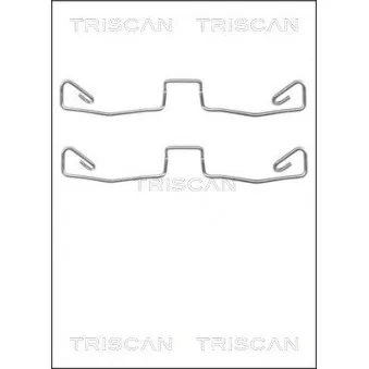 TRISCAN 8105 291602 - Kit d'accessoires, plaquette de frein à disque