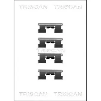 TRISCAN 8105 401438 - Kit d'accessoires, plaquette de frein à disque