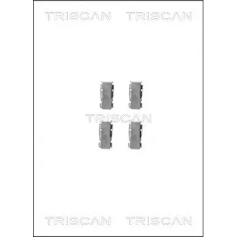 TRISCAN 8105 411605 - Kit d'accessoires, plaquette de frein à disque