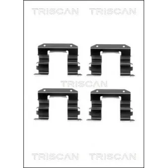 TRISCAN 8105 431616 - Kit d'accessoires, plaquette de frein à disque