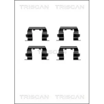 TRISCAN 8105 431621 - Kit d'accessoires, plaquette de frein à disque