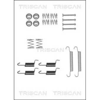 TRISCAN 8105 432588 - Kit d'accessoires, mâchoires de frein de stationnement