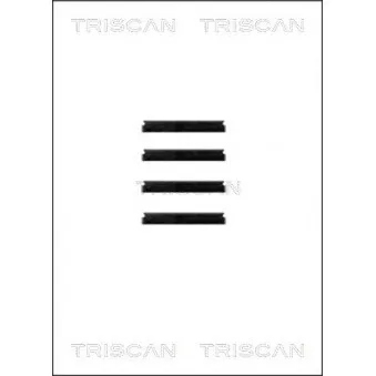 TRISCAN 8105 501189 - Kit d'accessoires, plaquette de frein à disque
