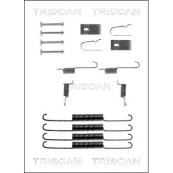 TRISCAN 8105 502533 - Kit d'accessoires, mâchoire de frein
