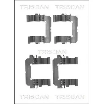 TRISCAN 8105 681537 - Kit d'accessoires, plaquette de frein à disque