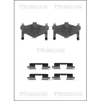 TRISCAN 8105 691622 - Kit d'accessoires, plaquette de frein à disque