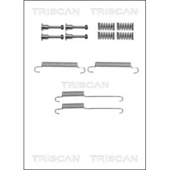TRISCAN 8105 802002 - Kit d'accessoires, mâchoires de frein de stationnement