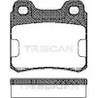 Jeu de 4 plaquettes de frein arrière TRISCAN [8110 65001]