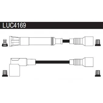 LUCAS ELECTRICAL LUC4169 - Kit de câbles d'allumage