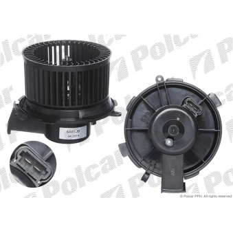 Moteur électrique, pulseur d'air habitacle Polcar OEM 1606357480