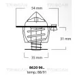 Thermostat, liquide de refroidissement TRISCAN [8620 9691]