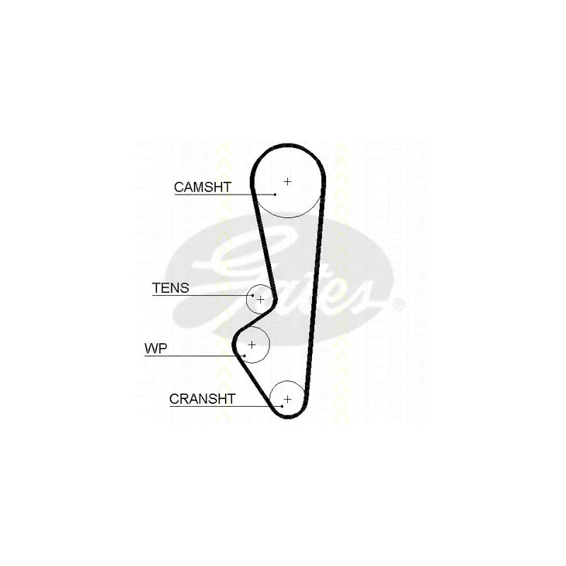 Courroie de distribution TRISCAN 8645 5094xs - Visuel 1