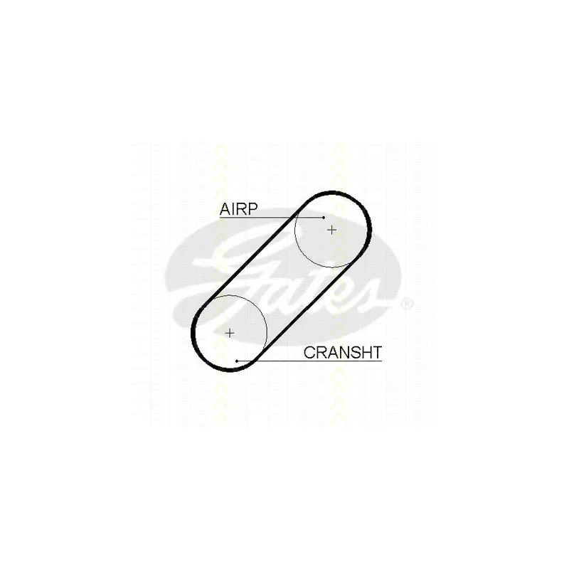 Courroie de distribution TRISCAN 8645 5095 - Visuel 1