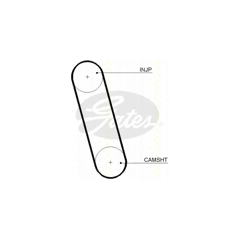 Courroie de distribution TRISCAN 8645 5100 - Visuel 1