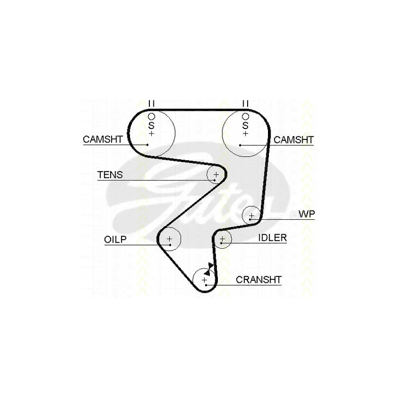 Kit de distribution TRISCAN 8647 13006 - Visuel 1