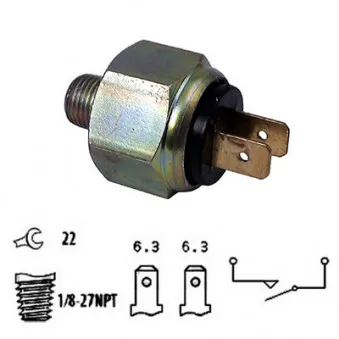 Interrupteur des feux de freins HOFFER 3500018