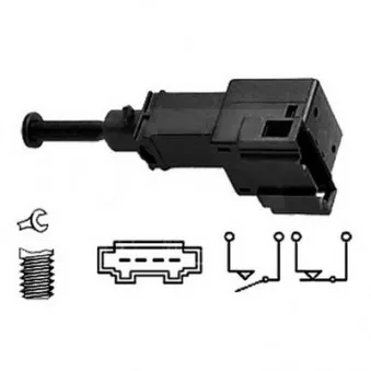 Interrupteur des feux de freins HOFFER OEM 1J0945511F