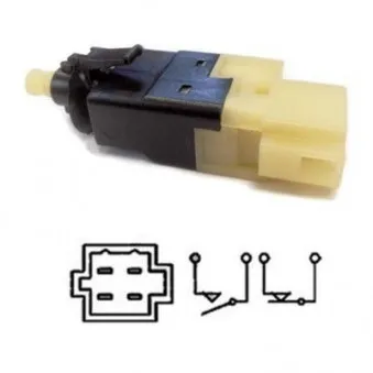 Interrupteur des feux de freins HOFFER OEM 0015459609