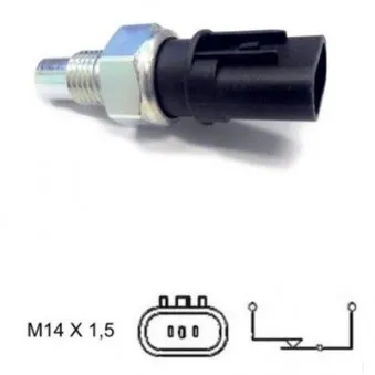 Contacteur, feu de recul HOFFER OEM 9386036100