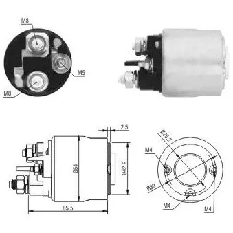 Contacteur, démarreur HOFFER [6646017]