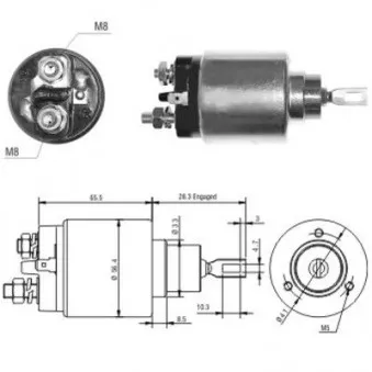 HOFFER 6646032 - Contacteur, démarreur