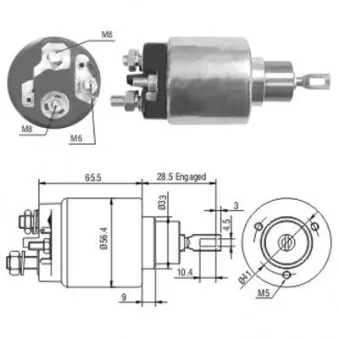 HOFFER 6646072 - Contacteur, démarreur