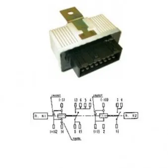 Relais, pompe à carburant HOFFER [7240113]