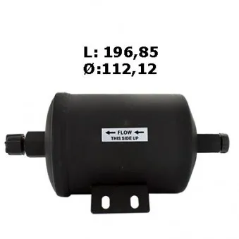 HOFFER K132325 - Filtre déshydratant, climatisation