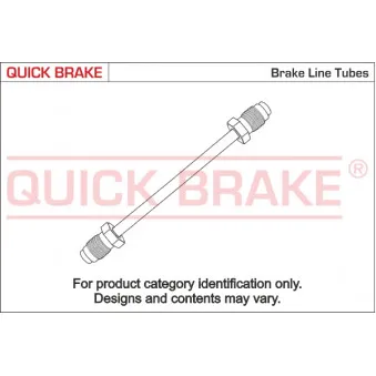 Conduite de frein QUICK BRAKE CU-0315D-D