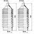 MOOG K150227 - Jeu de joints-soufflets, direction