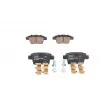 BOSCH 0 986 494 622 - Jeu de 4 plaquettes de frein arrière