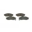 BOSCH 0 986 495 146 - Jeu de 4 plaquettes de frein avant