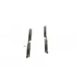 BOSCH 0 986 495 146 - Jeu de 4 plaquettes de frein avant