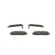 BOSCH 0 986 495 146 - Jeu de 4 plaquettes de frein avant