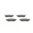 BOSCH 0 986 495 146 - Jeu de 4 plaquettes de frein avant