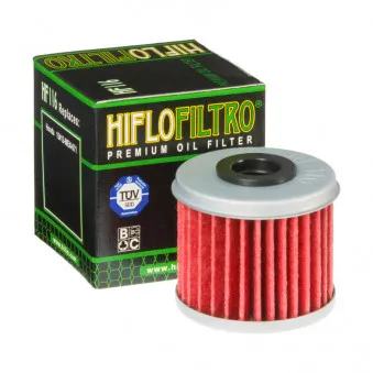 Filtre à huile HIFLO HF116 pour HONDA CRF CRF 450 R - 53cv