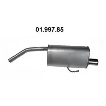 Silencieux arrière EBERSPÄCHER OEM 60652524