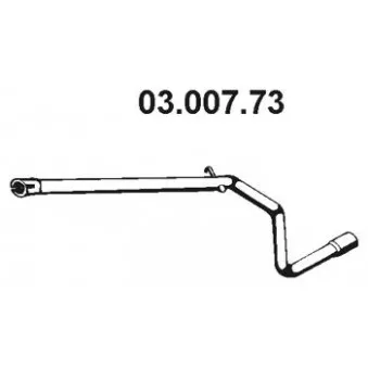 EBERSPÄCHER 03.007.73 - Tuyau d'échappement