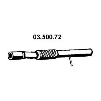 EBERSPÄCHER 03.500.72 - Tuyau d'échappement