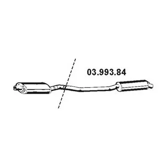 EBERSPÄCHER 03.993.84 - Silencieux arrière